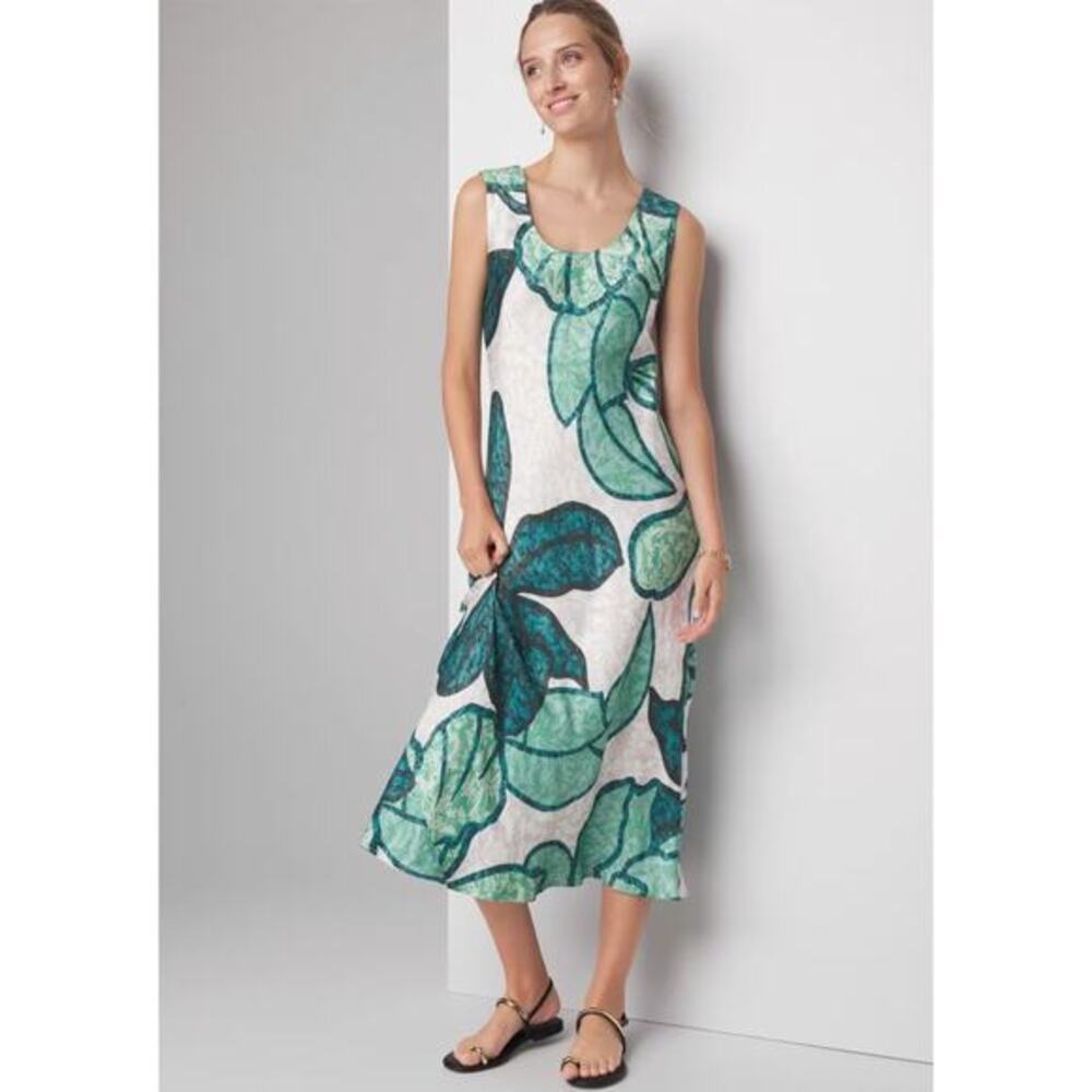 New! White House Black Market Floral Slip Dress green, size 2